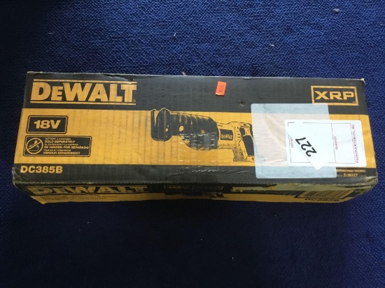 Dewalt 16v Reciprocating Saw ***TOOL ONLY*** NO BATTERY OR CHARGER***