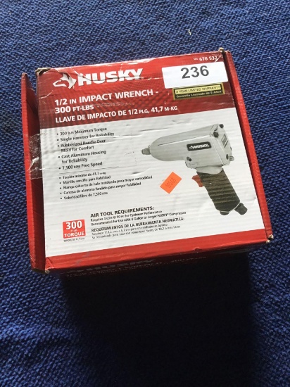 Husky 1/2in. Drive Pneumatic Impact Wrench
