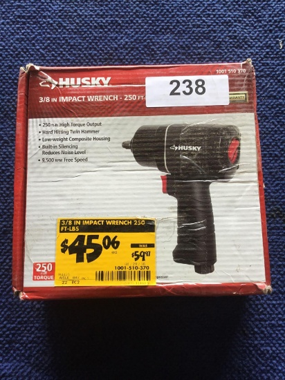 Husky 3/8in. Drive Pneumatic Impact Wrench