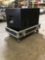 A and S Flight/Road Case With (2) 15in. Live Sound Speakers