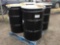 (4) 55 Gallon Steel Drums