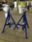 (2) WestWard V-Head Pipe Stands