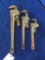 (3) Assorted Pipe Wrenches