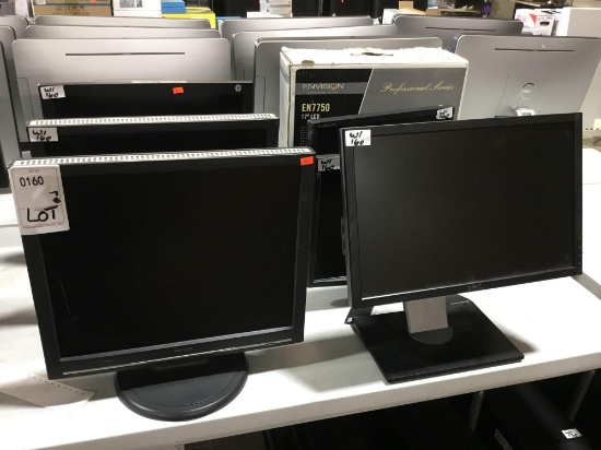 Lot of Assorted LCD Computer Monitors