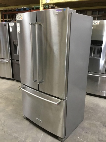 Kitchen Aid 20.0 cu. ft. Stainless Steel French Door Refrigerator ***GETS COLD***