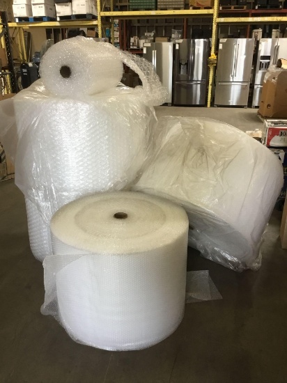 Lot of (5) Packing Bubble Wrap Rolls