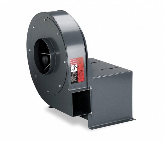 Dayton High Pressure Blower with Motor, 13 1/2in. and Wheel Diameter of 23 1/8in.