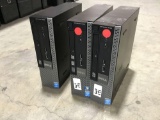 (3) Dell Optiplex 9020 Mini Computers Towers