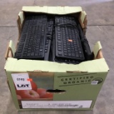 Lot of Assorted USB Corded Dell Keyboard