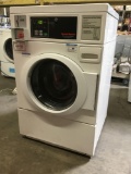 Speed Queen Commercial Coin Operated Washing Machine ***TURNS ON NOT FULLY TESTED***NO KEYS***