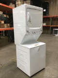 GE Unitized Spacemaker Electric Washer Dryer ***TURNS ON***