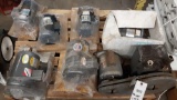 Pallet Lot of (7) Assorted Industrial Electric Motors