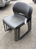 (4) Stacking Utility Chairs