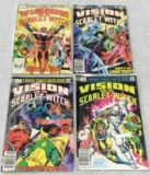 (4) Issues Marvel Comics Limited Series Visions and the Scarlet Witch