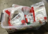 Lot of Assorted Ethernet Cables and DP To VGA Adapters