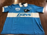 NFL Team Apparel XL Detroit Lions Collared Shirt