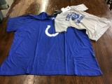 (2) Assorted NFL Team Apparel Indianapolis Colts T-Shirt