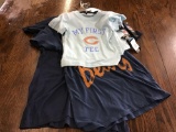 (6) Assorted NFL Team Apparel Baby and Womens Chicago Bears Shirts
