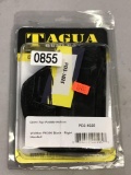 Tagua Black-Leather Walther PK 380 Right-Handed Open Top Paddle Holster