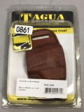 Tagua Brown-Leather Bersa 380 Left-Handed Quick Draw Belt Holster