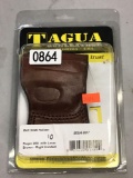 Tagua Brown-Leather Ruger 380 w/Laser Right-Handed Belt Slide Holster