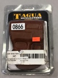 Tagua Brown-Leather Springfield XD 40 Tactical Right-Handed Belt Slide Holster