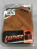 Bulldog Cases Brown-Leather Left-Handed Small Revolver Holster