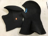 Lot of (2) Assorted Size Wetsuit Hoods
