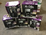 (5) Mr. Coffee 12-Cup Coffeemakers