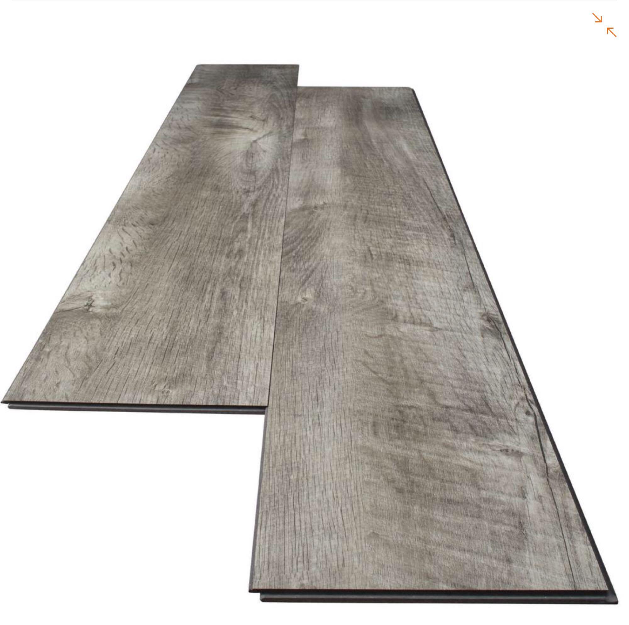 15 Cases Home Decorators Collection Stony Oak Grey Luxury Vinyl