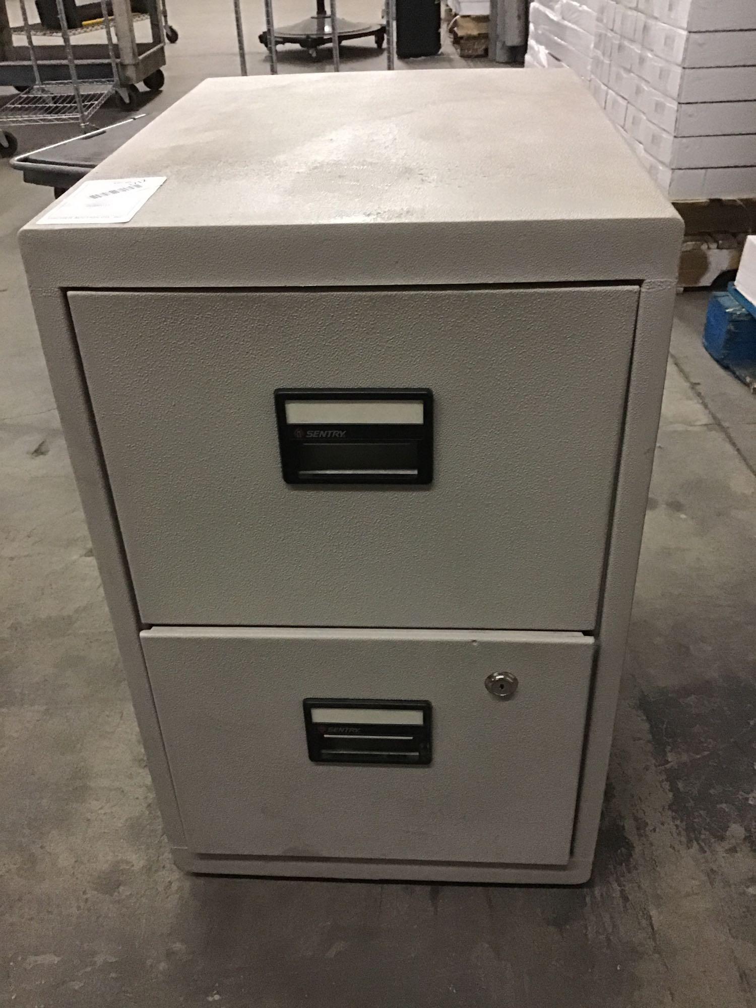 Sentry Fireproof 2 Drawer Filing Cabinet Industrial Machinery