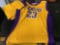 (4) Medium NBA Licensed #23 Lebrun James Los Angeles Lakers Jerseys