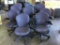 Lot of (16) Assorted Fabric Rolling Office Chairs