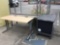 Lot of Assorted Utility Tables, Desk, Rolling A/V Cart