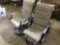 (2) Hampton Bay Statesville Padded Sling Patio Lounge Swivel Chairs