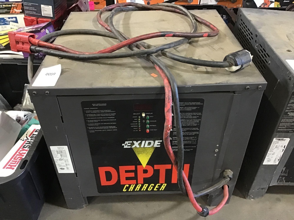 Exide 36V Depth Charger Truck/Forklift Battery Charger | Industrial  Machinery & Equipment | Online Auctions | Proxibid