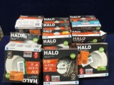 Lot of Assorted Eaton Halo 5/6in. LED Recessed Lighting Kits