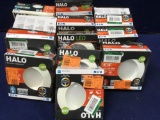 Lot of Assorted Eaton Halo 5/6in. LED Recessed Lighting Kits