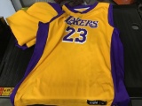 (4) Medium NBA Licensed #23 Lebrun James Los Angeles Lakers Jerseys