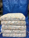 (4) Outdoor/Patio Lounge Chair Cushions
