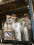 Pallet Lot of Assorted 6in. And 9in. Round Plastic Containers With No Lids