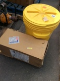 Oil Dri lab pack and box of velvet sweeping compound
