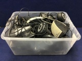 Lot of Assorted Sennheiser, Plantronics Headset Parts, Headphones Etc.