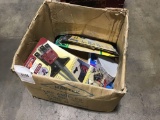 Lot of Assorted Sand Paper, Saw Blades, Saw Guide Etc.