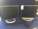 (2) Dell UltraSharp 19in. Rotating LCD Monitors