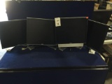 (4) Dell UltraSharp 19in. Rotating LCD Monitors