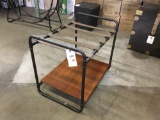 Silverwood Furniture Reimagined Anderson Black and Brown Luggage Rack