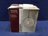 Home Decorators Collection Chrome Finish With Crystal Accents Mini Pendant