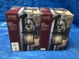 (2) Home Decorators Collection Cambridge Large Exterior Wall Lanterns