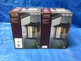 (2) Home Decorators Collection Medium Exterior Wall Lanterns